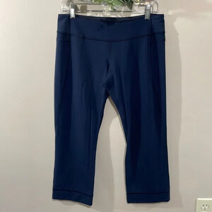Lululemon Capri Yoga Pants Navy 10